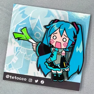 [MIKU EXPO] Hatsune Miku spring fidget enamel pin