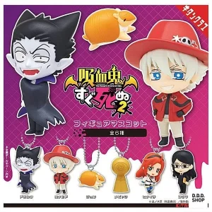 The Vampire dies in no time figure mascot Capsule Toy 6 Types Comp Set Gacha New