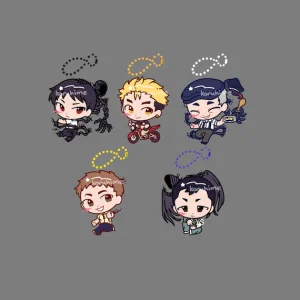 1.5" Ajin Nagai Kei, Kaito, Nakano Kou, Takeshi Kotobuki, Sato Mini Acrylic Charms "